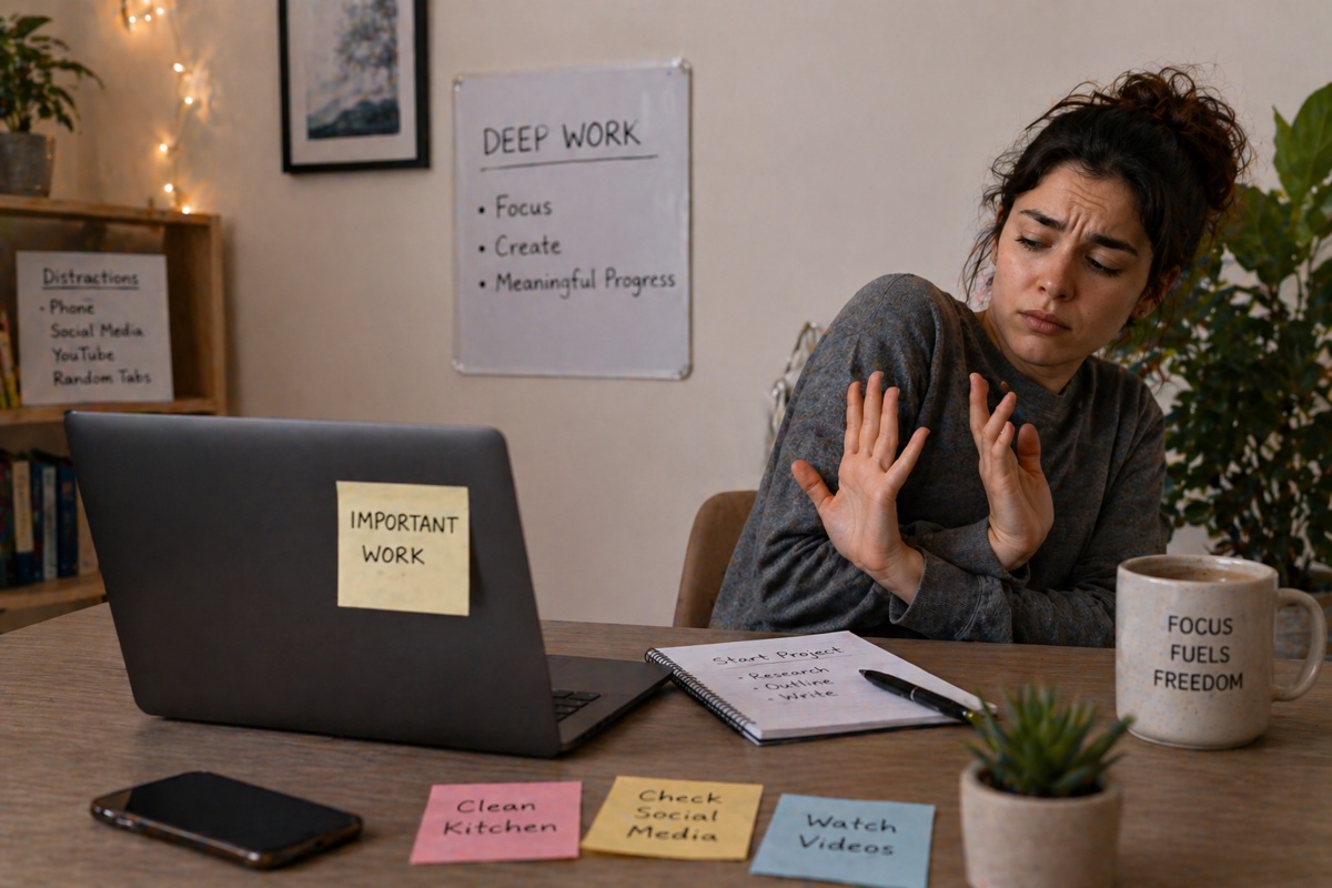 How to Build Deep Work When Your ADHD Brain Wants to Escape