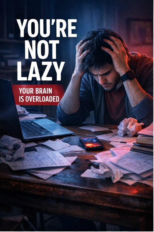 Why You’re Not Lazy — Your Brain Is Overloaded (And How to Fix It)