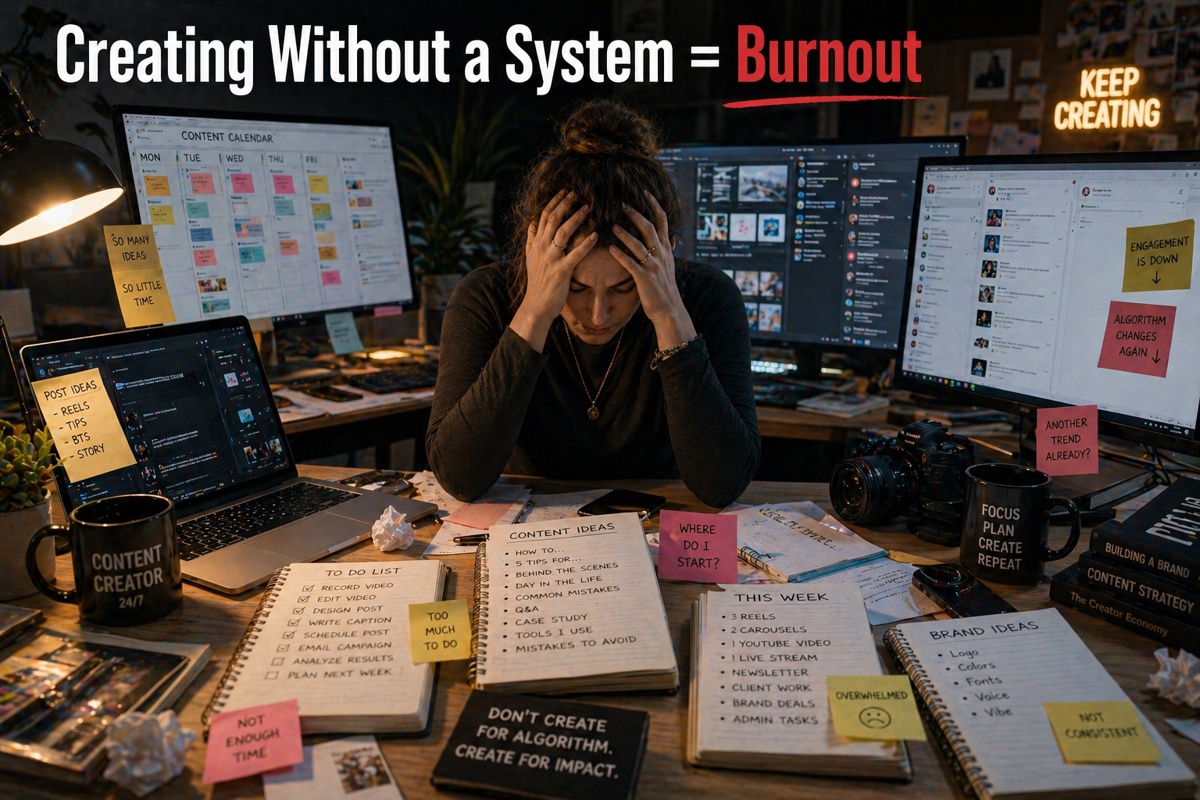 The Simple Content System That Helps Creators Plan, Design, and Grow Faster