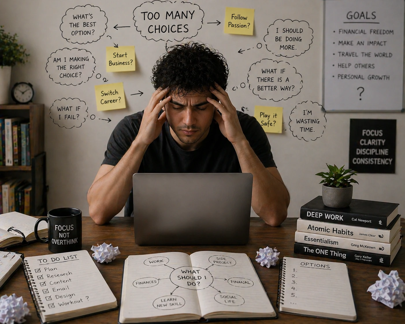 You’re Not Procrastinating — You’re Over-Deciding