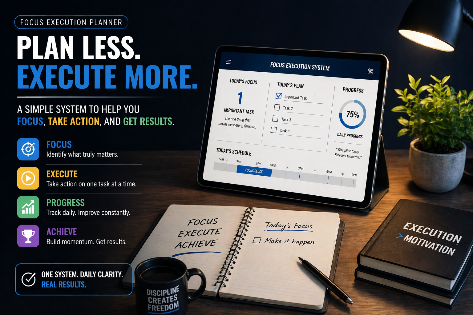start executing one task simple focus execution system workflow