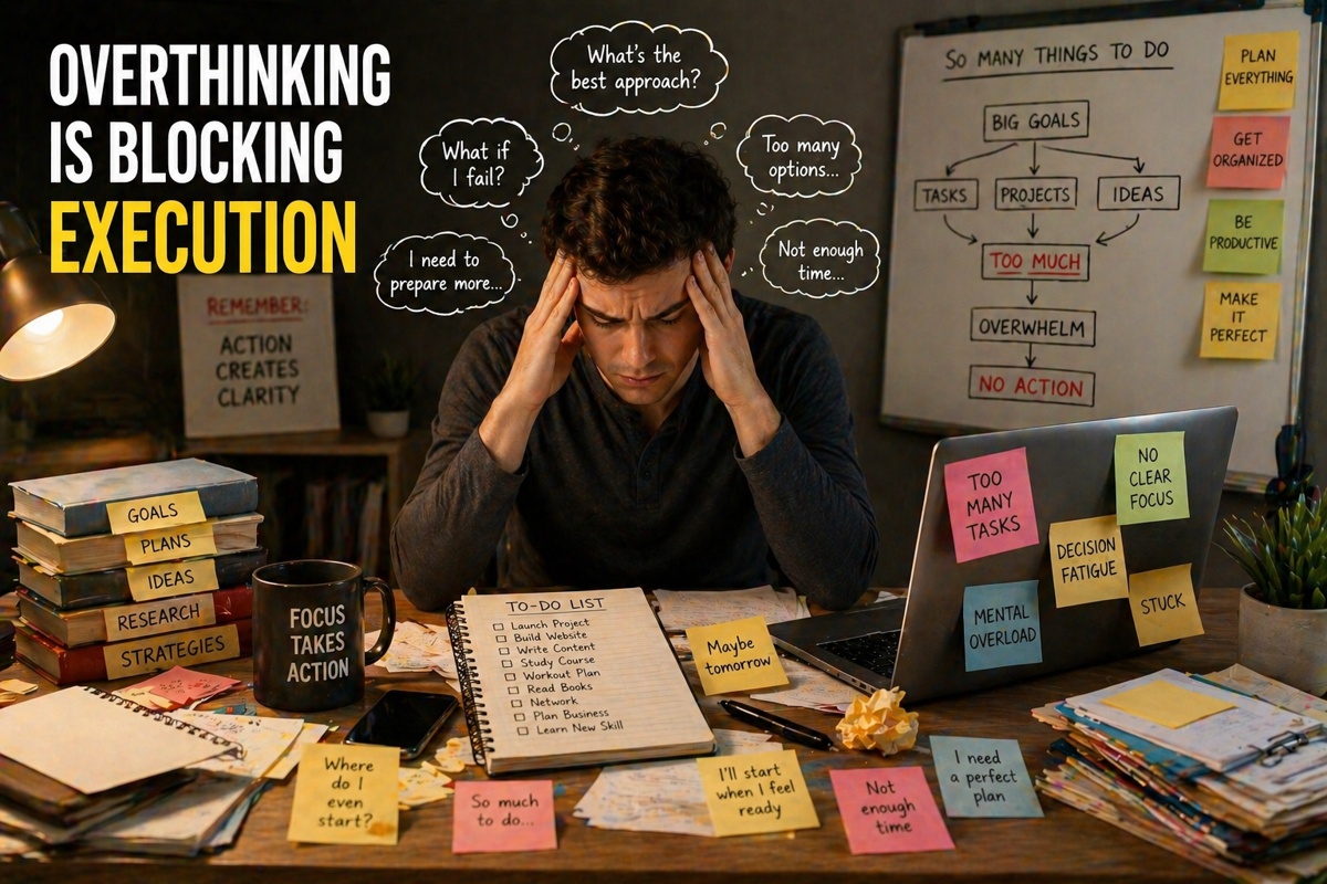 Focus Execution Planner: How to Stop Overthinking, Start Faster, and Actually Finish What Matters