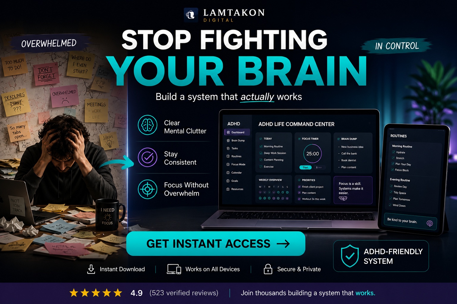 ADHD Life Command Center™ — Your ADHD Operating System