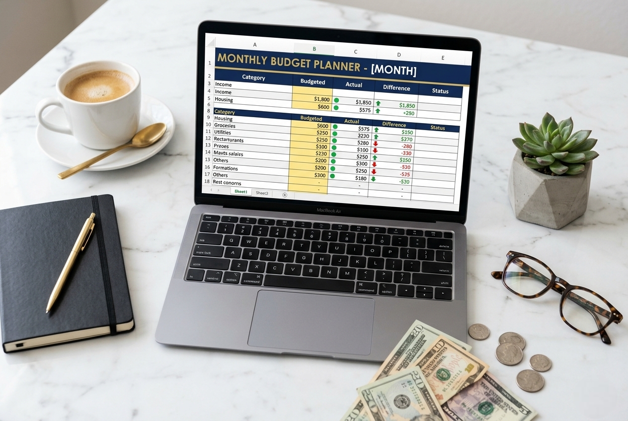ClarityBudget Basic™ — Excel Budget Template