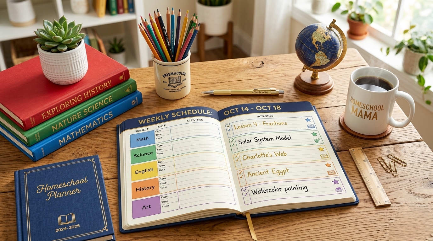 Homeschool Planner for Parents™ — 14-Page System